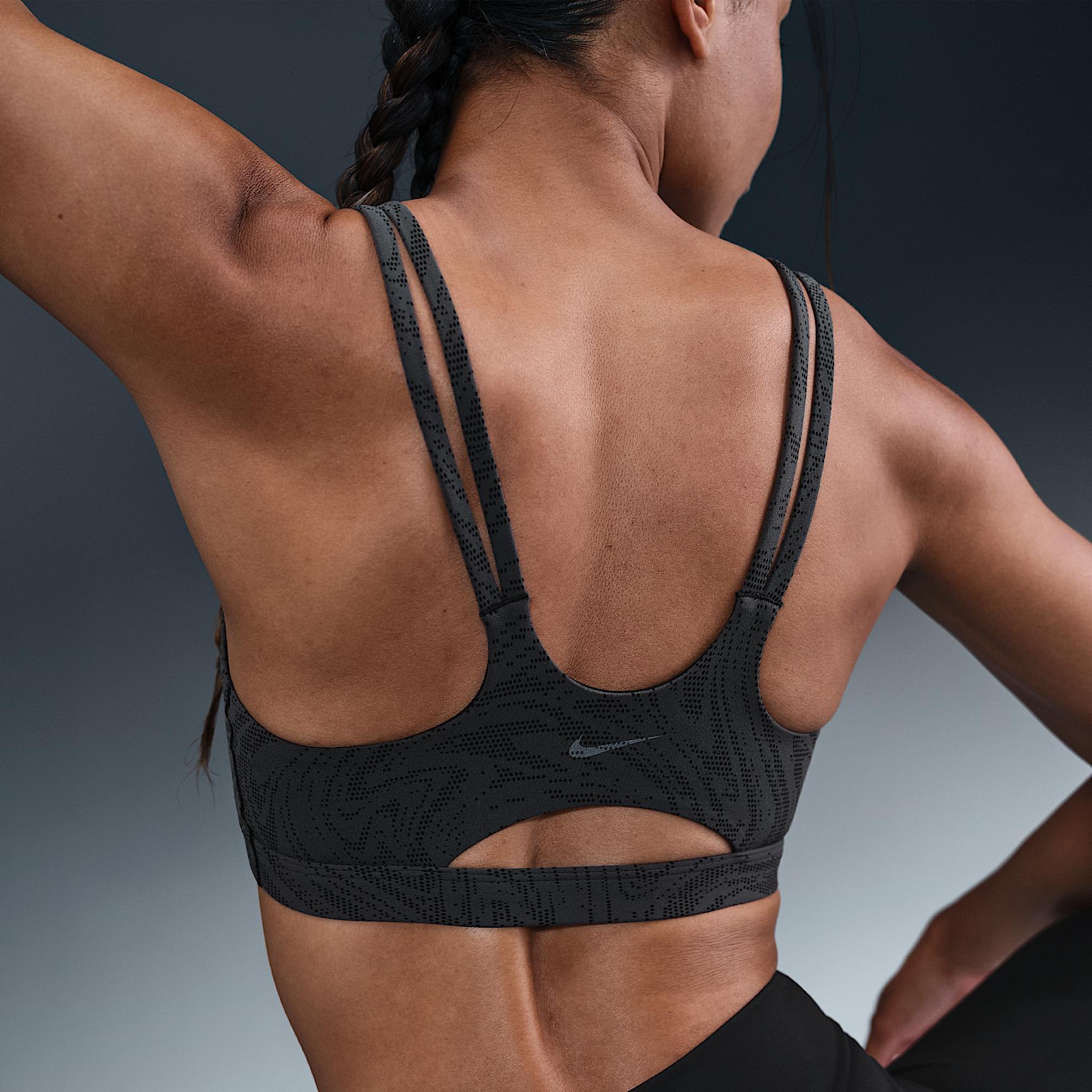 Nike Womens Zenvy Light-Support Padded Printed Sports Bra | HQ2802-652 Product Image