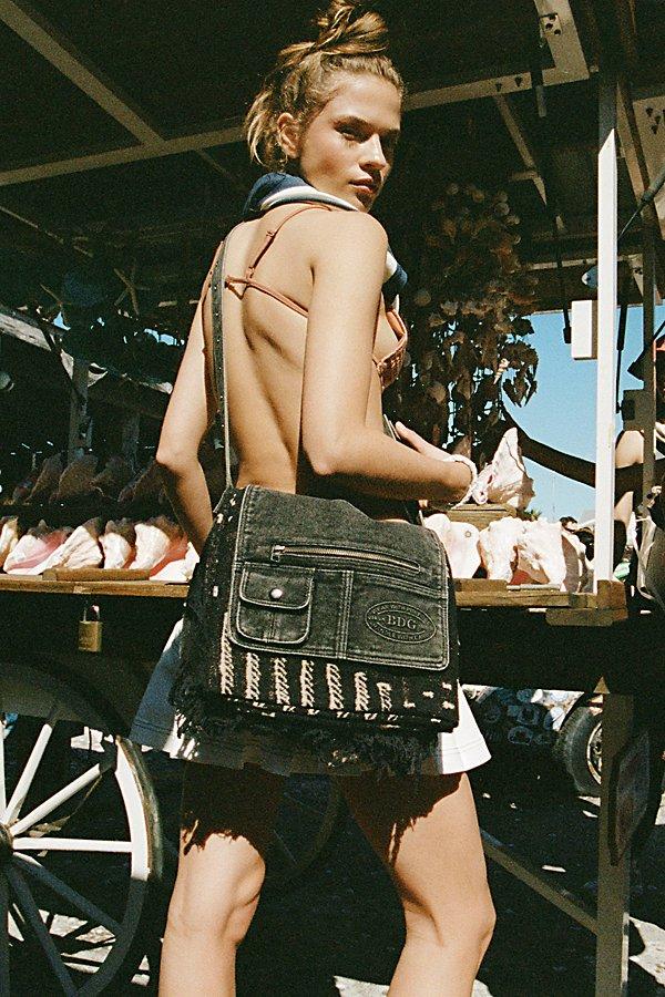 BDG Denim Messenger Bag Womens at Urban Outfitters Product Image