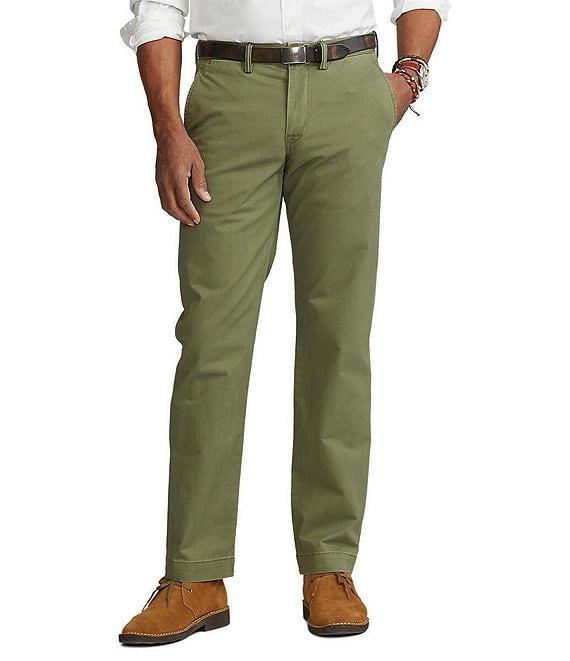 Polo Ralph Lauren Straight Fit Flat Front Stretch Twill Chino Pants Product Image