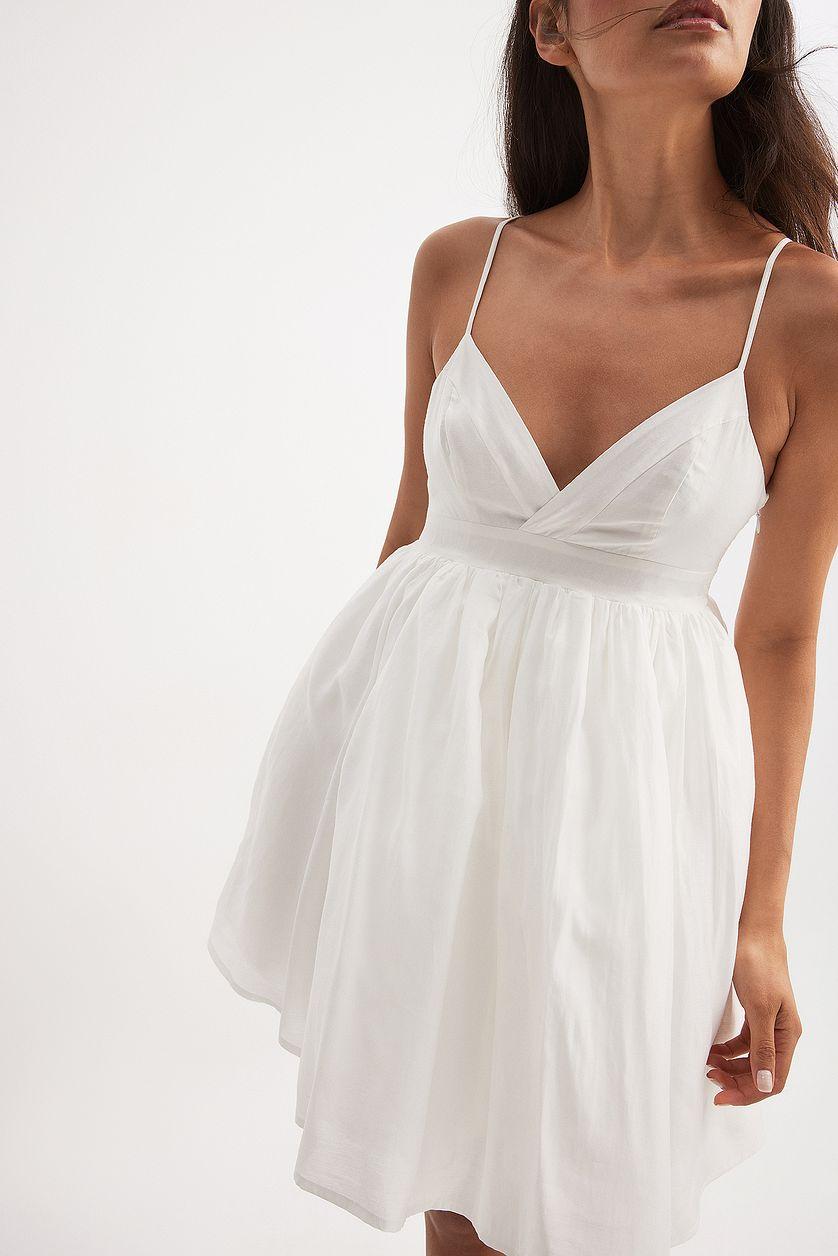 Triangle Chest Detail Mini Dress Product Image