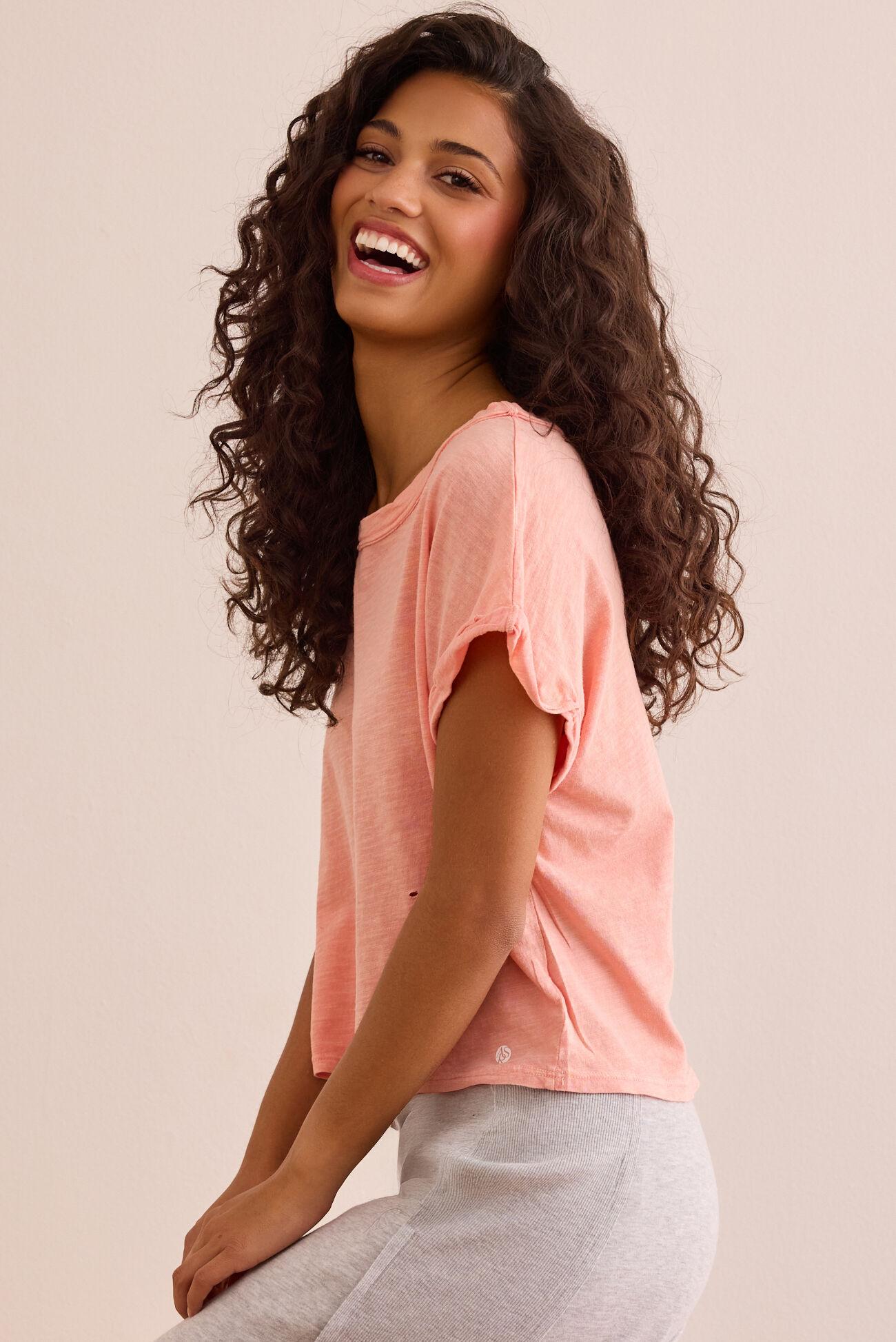 Impact Air Distressed Flowy Tee Product Image