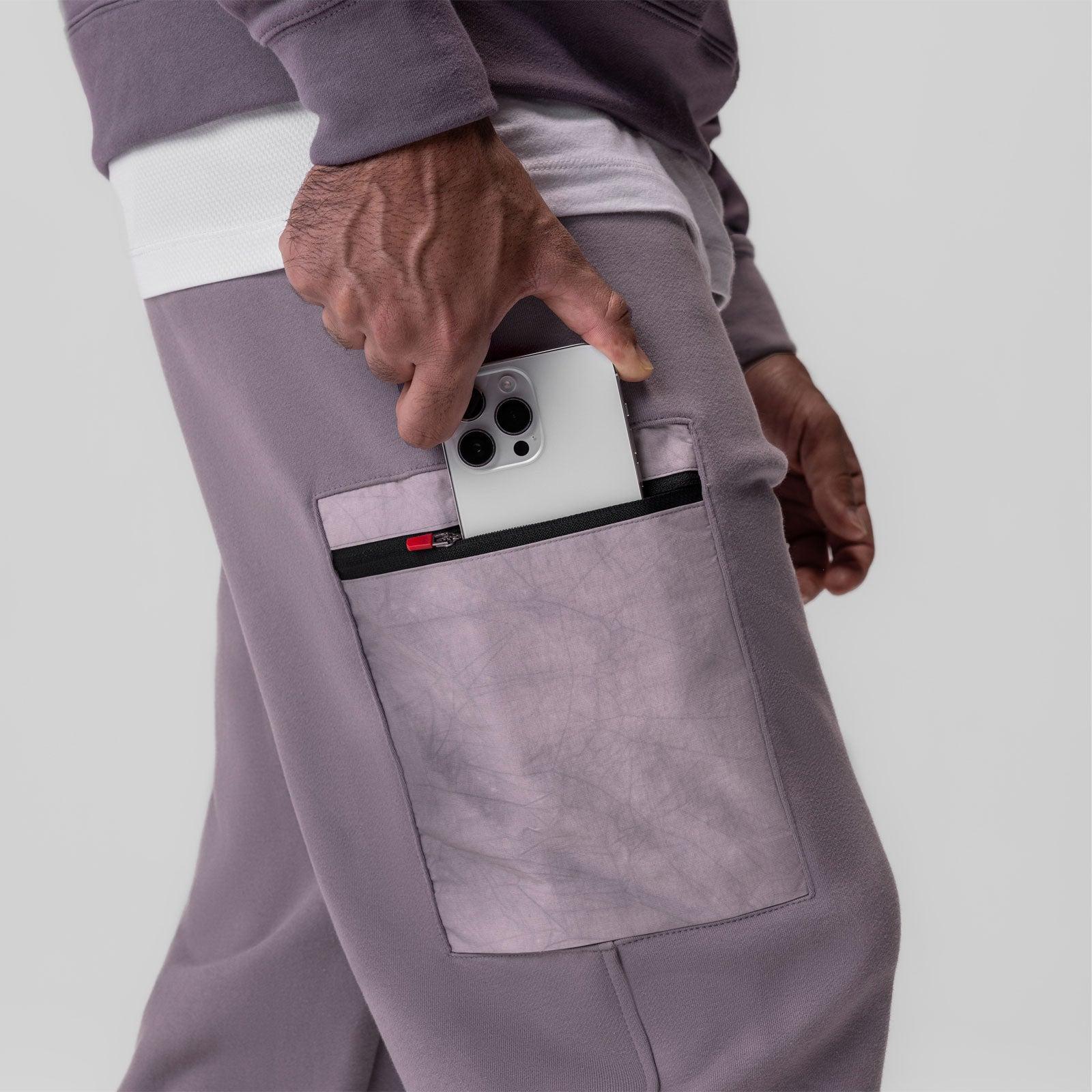 0914. Tech-Terry™ Paneled Cinch Cargo Jogger - Moonscape/Wave-dye Product Image