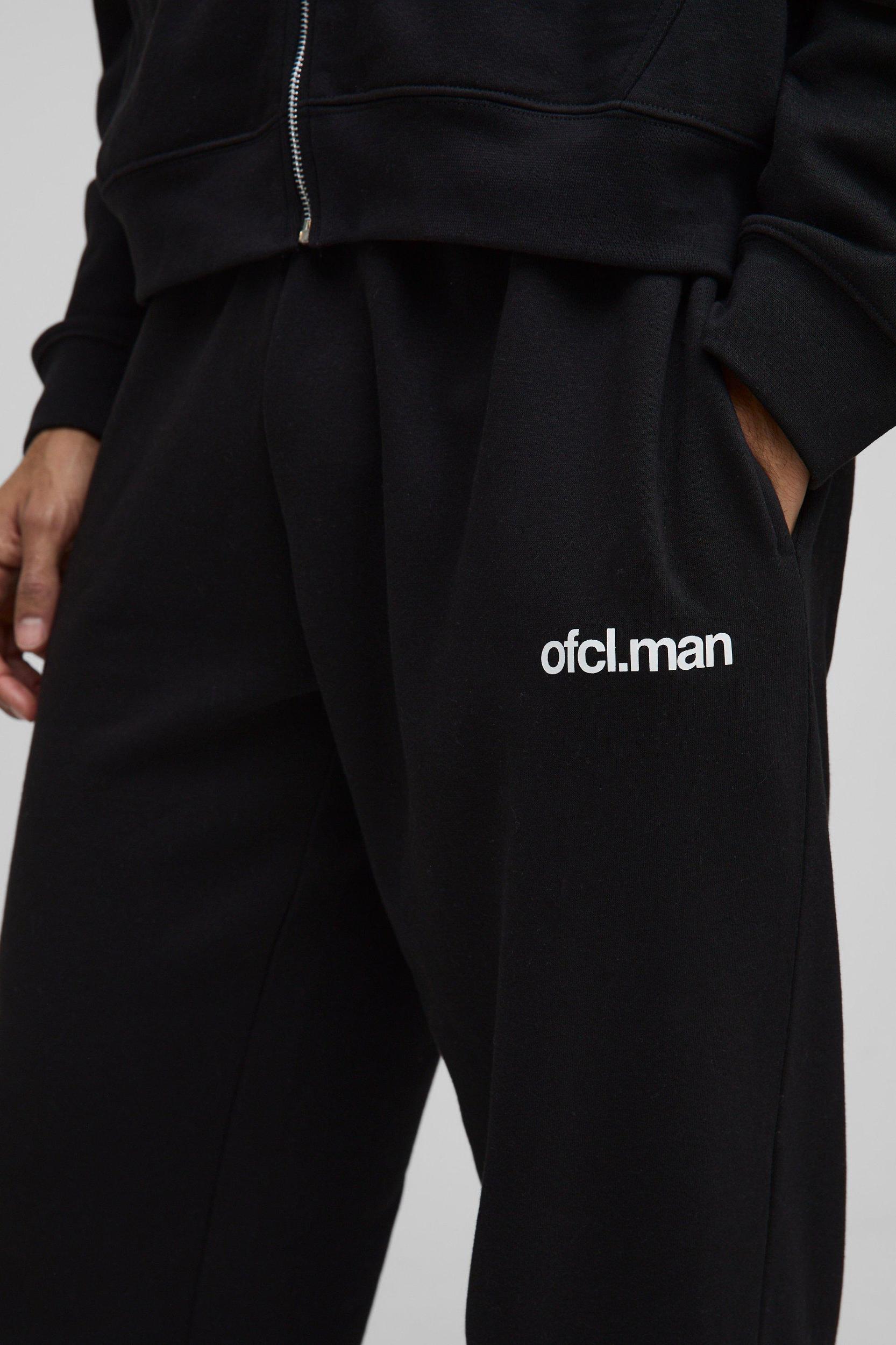 Oversized Ofcl Man Basic Sweatpants | boohooMAN USA Product Image