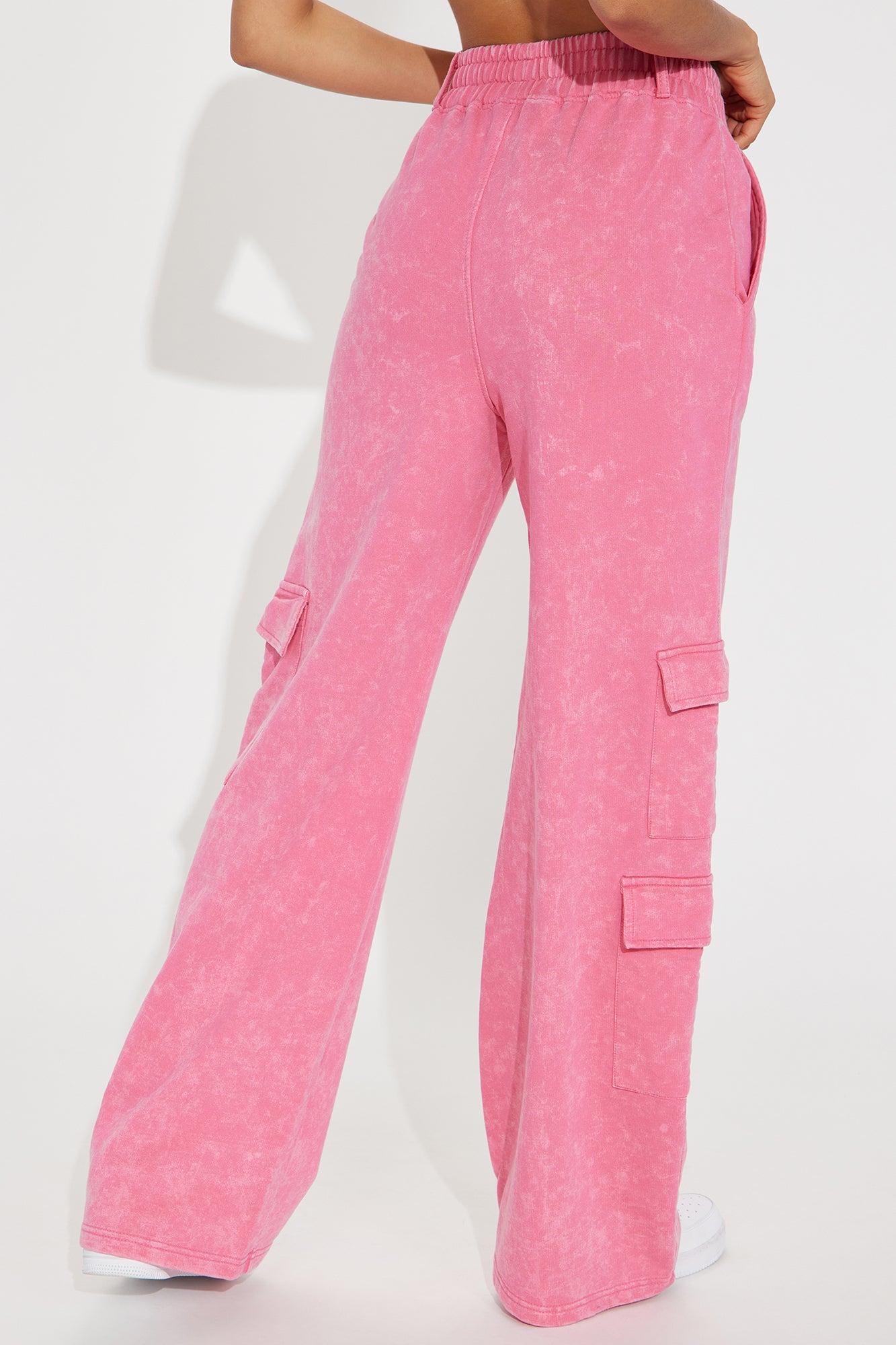 Carmen Washed Lounge Pant - Pink Product Image