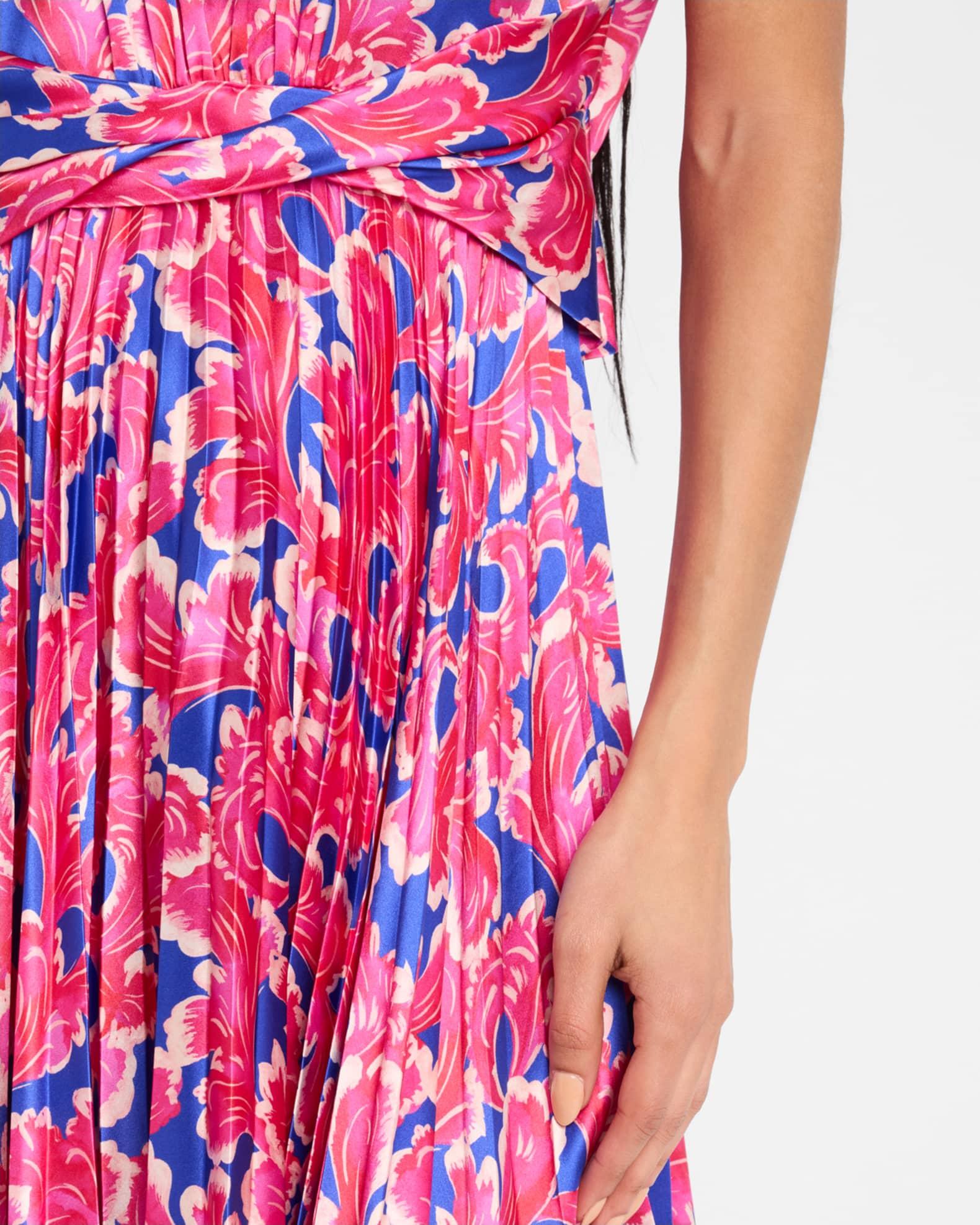 Gwen Silk Midi Dress Product Image
