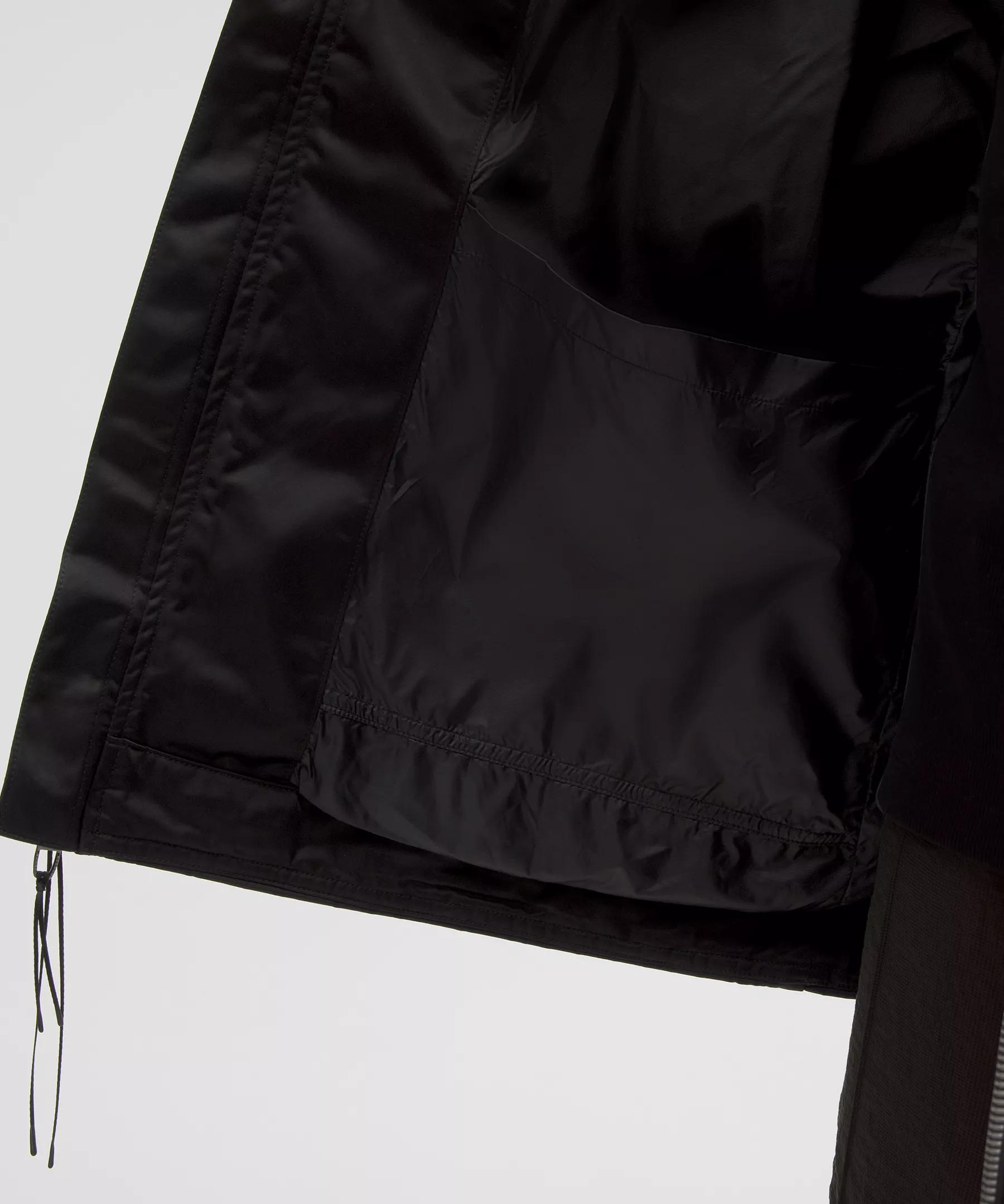 Taffeta Removable-Hood Collared Jacket *SLNSH Collection Product Image