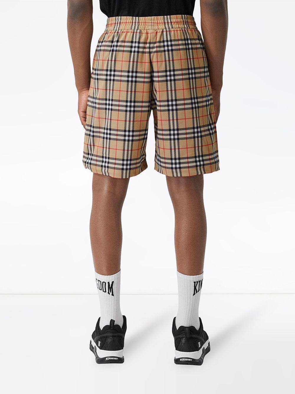 check-print shorts Product Image