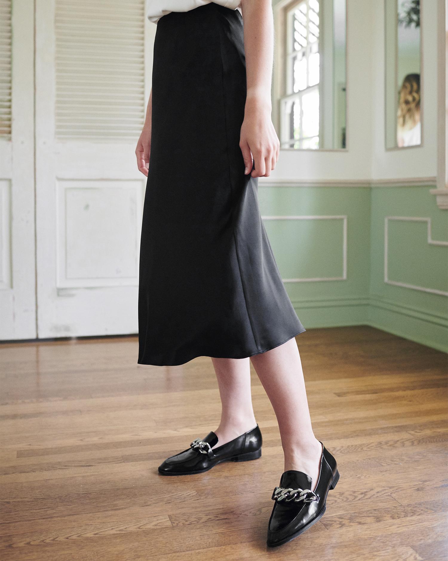 Quince | Women's 100% Washable Silk Skirt Product Image