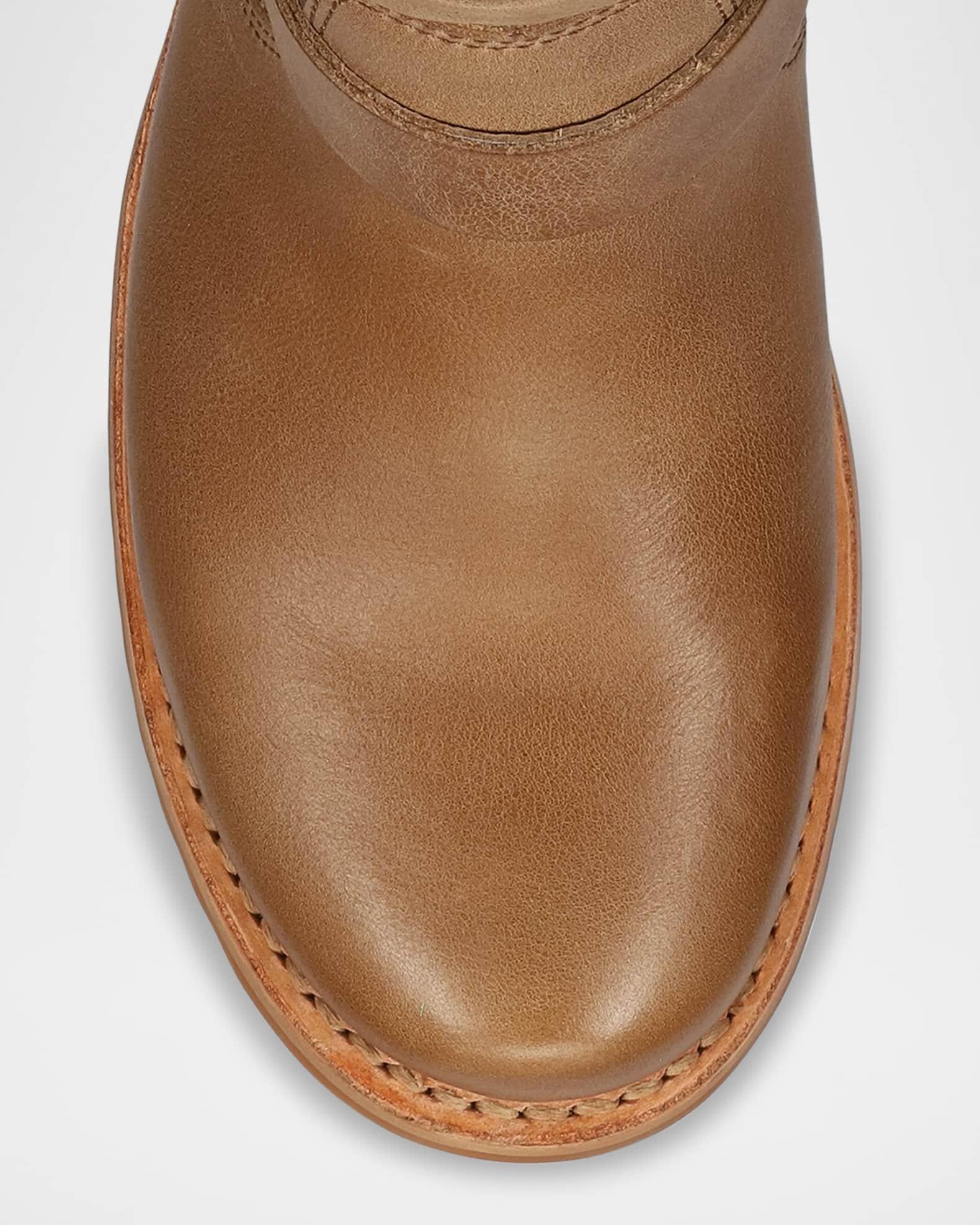 Veronica Flex Leather Buckle Moto Booties Product Image