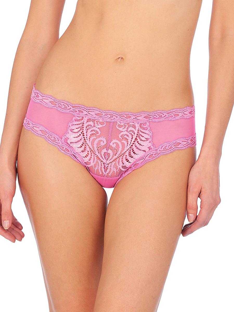 Womens Feathers Lace Hipster Product Image