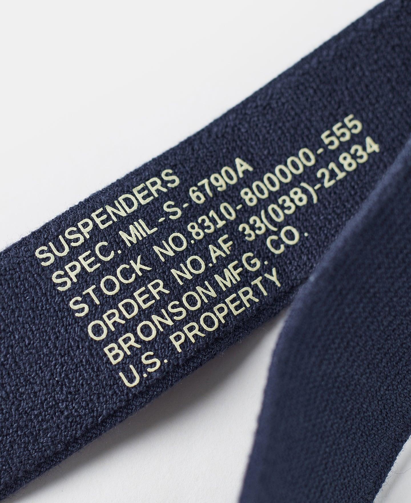 USAF X Back Suspenders - Navy Product Image