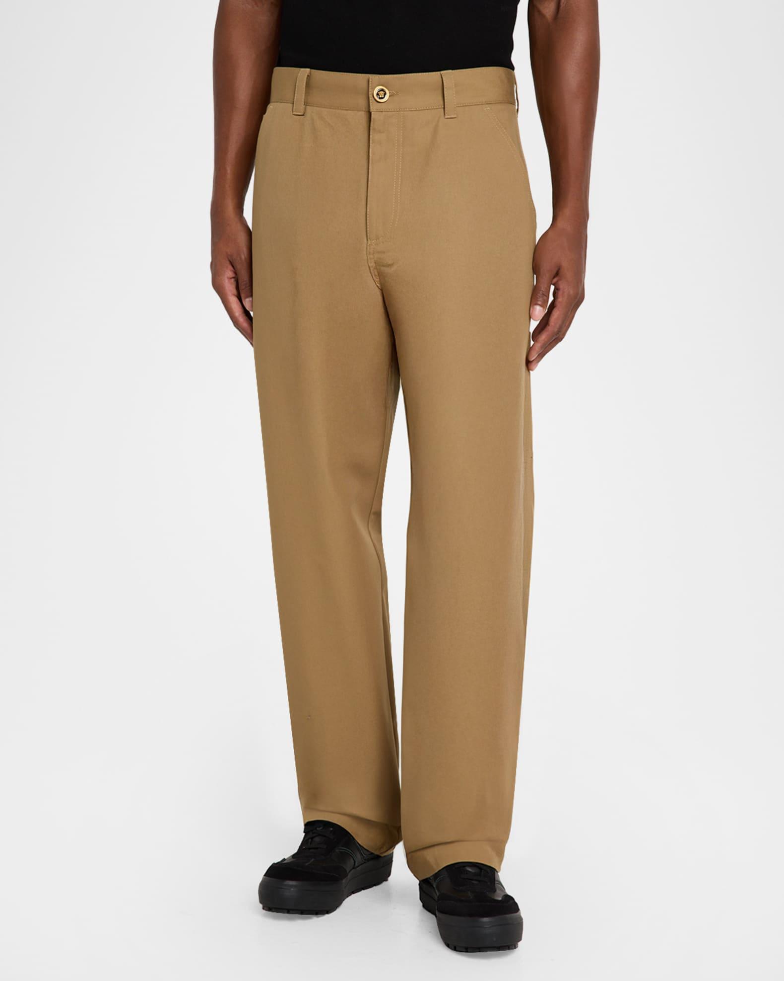 Men's Straight-Fit Canvas Five-Pocket Pants Product Image