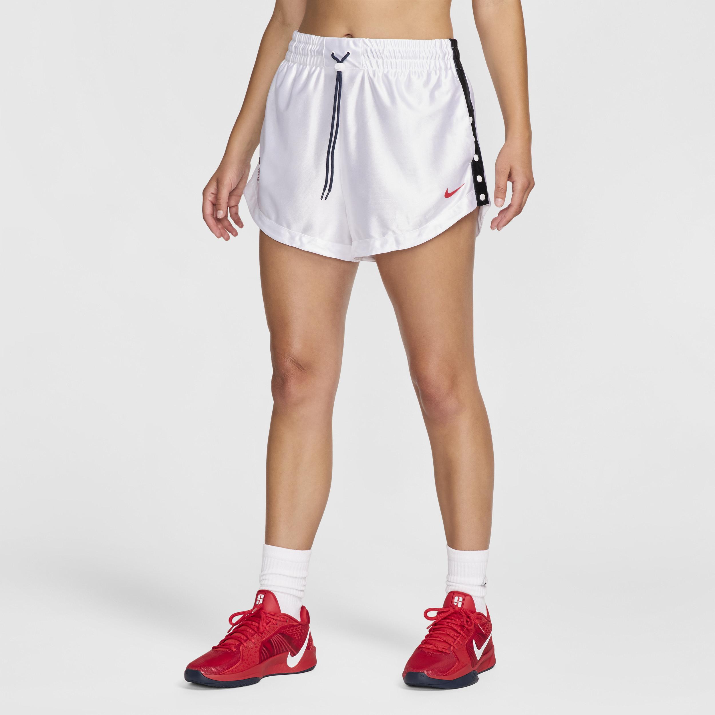 USA Village Women's Nike Basketball High-Waisted Shorts Product Image