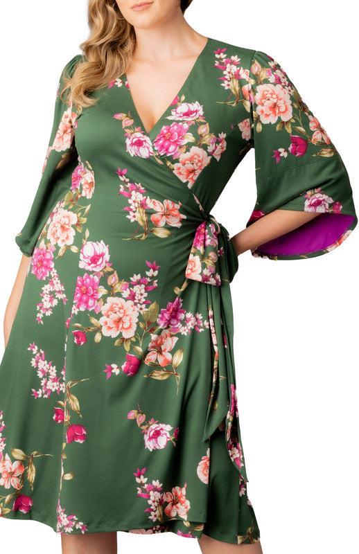 Floral Flare Wildflower Embroidered Dress - Plus Product Image