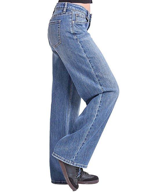 YMI Jeanswear Luxe Brittany Wide Leg Jeans Product Image
