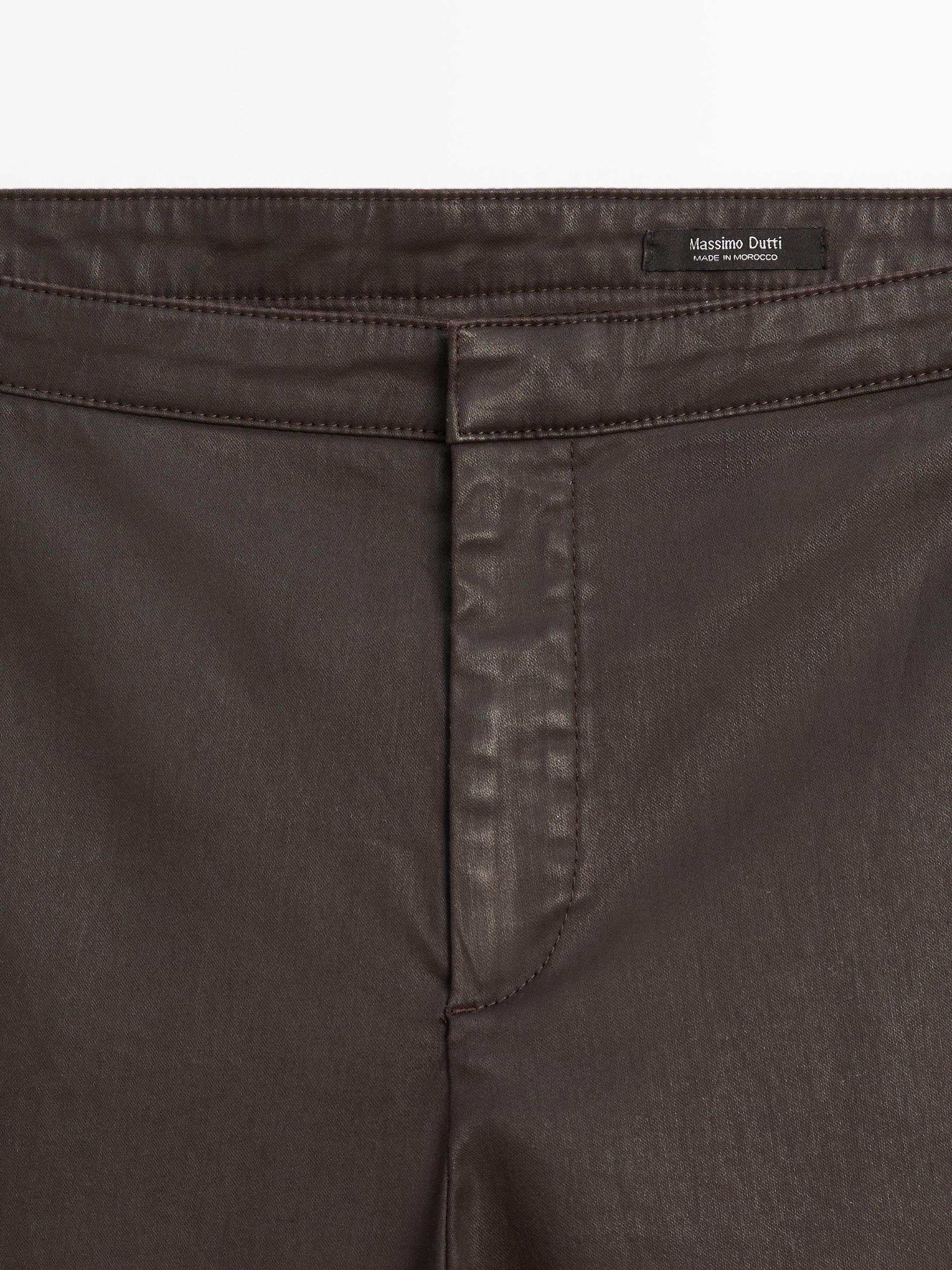 Flared cropped trousers Product Image