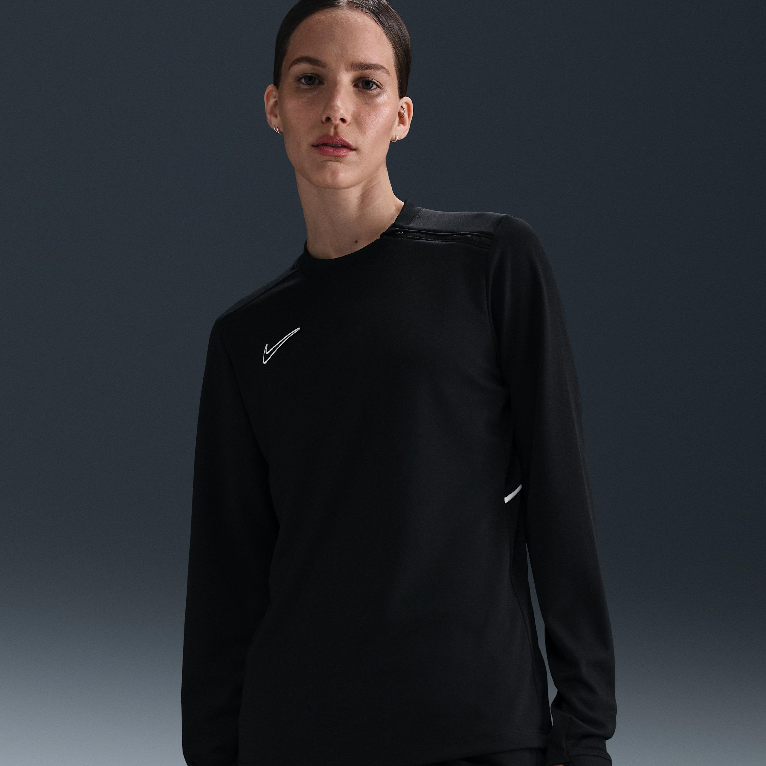 Nike Womens Academy Dri-FIT Crew-Neck Long-Sleeve Soccer Top | HM0744-010 Product Image