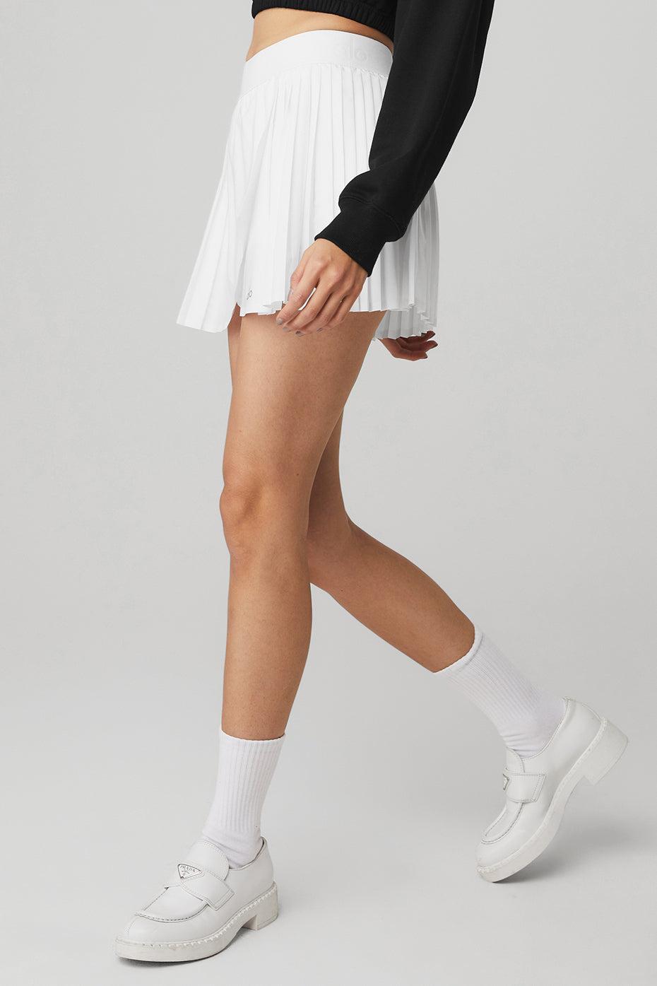 Aces Tennis Skirt - White Product Image