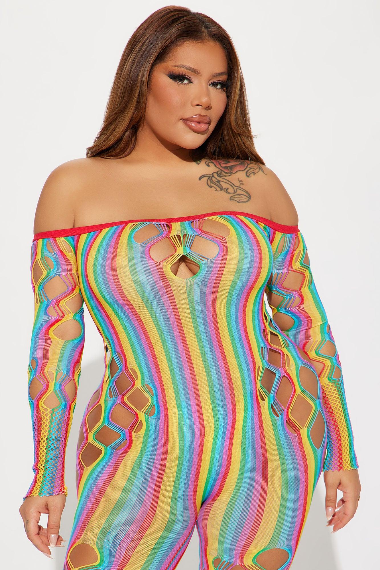 Ready For The Night Seamless Jumpsuit - Multi Color Product Image