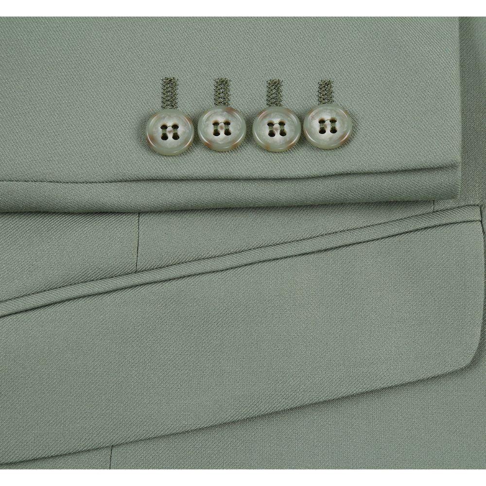 Vanderbilt Collection - Classic 2 Piece Suit 2 Buttons Regular Fit In Sage Product Image