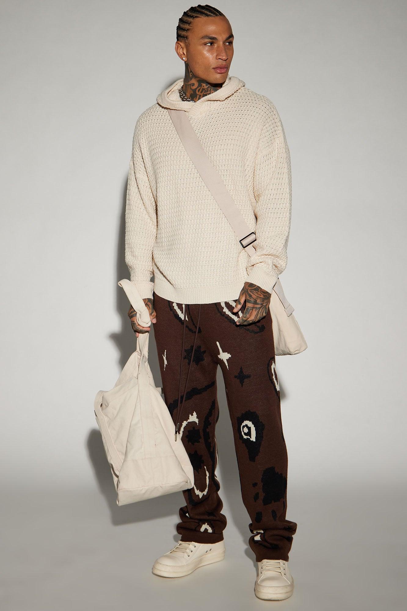 Icy Cold Cableknit Hooded Sweater - Cream Product Image