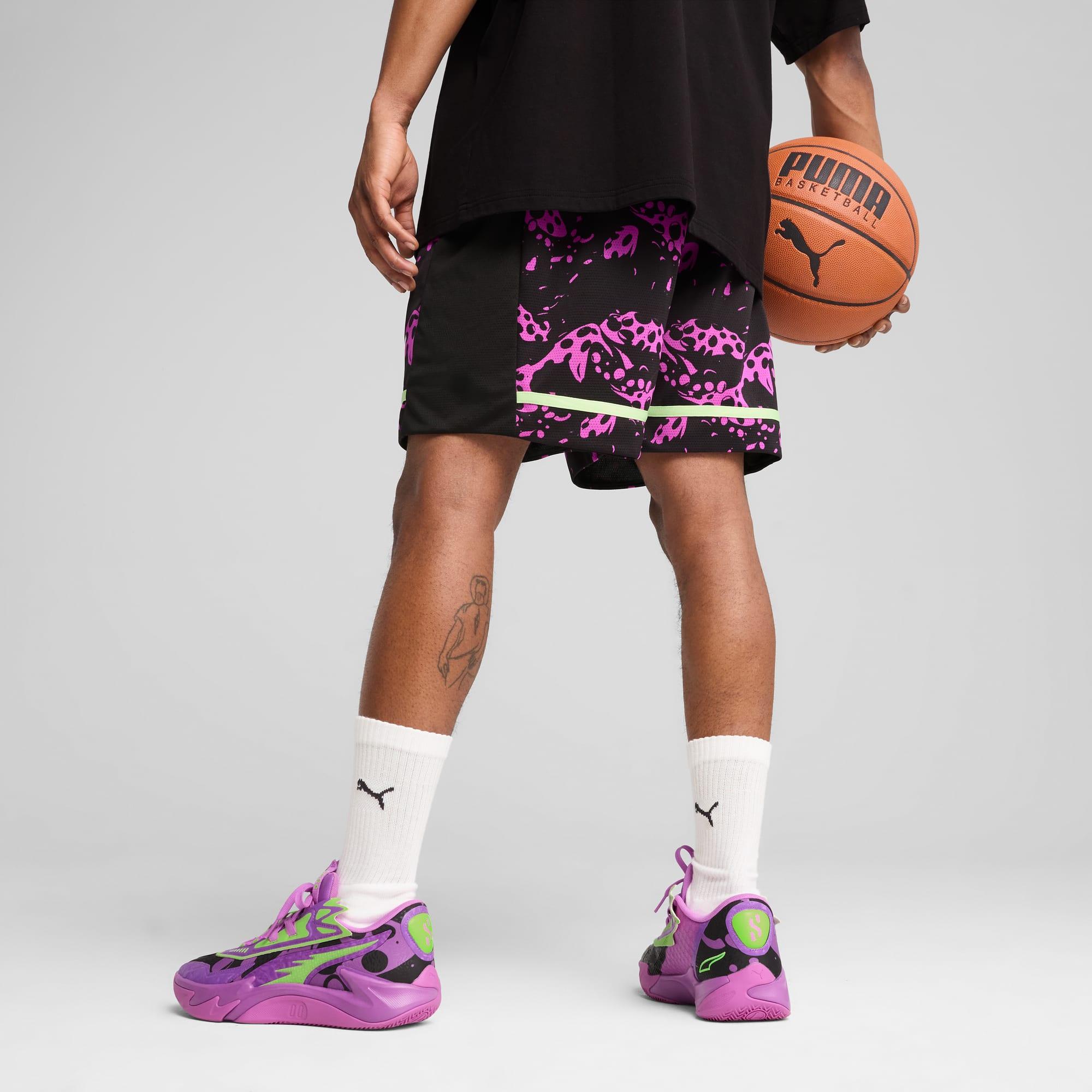 Scoot Purple Lab Men's Basketball Shorts Product Image