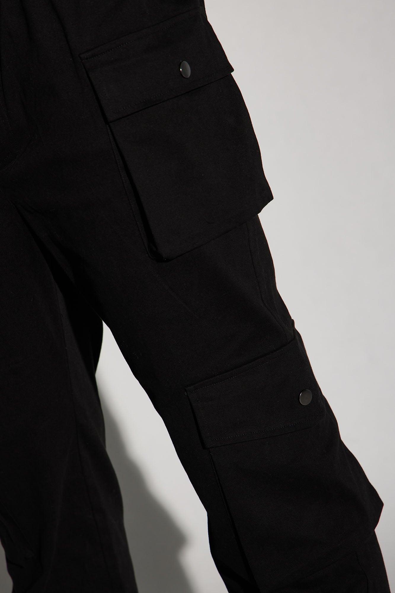 Worker Slim Cargo Pants - Black Product Image