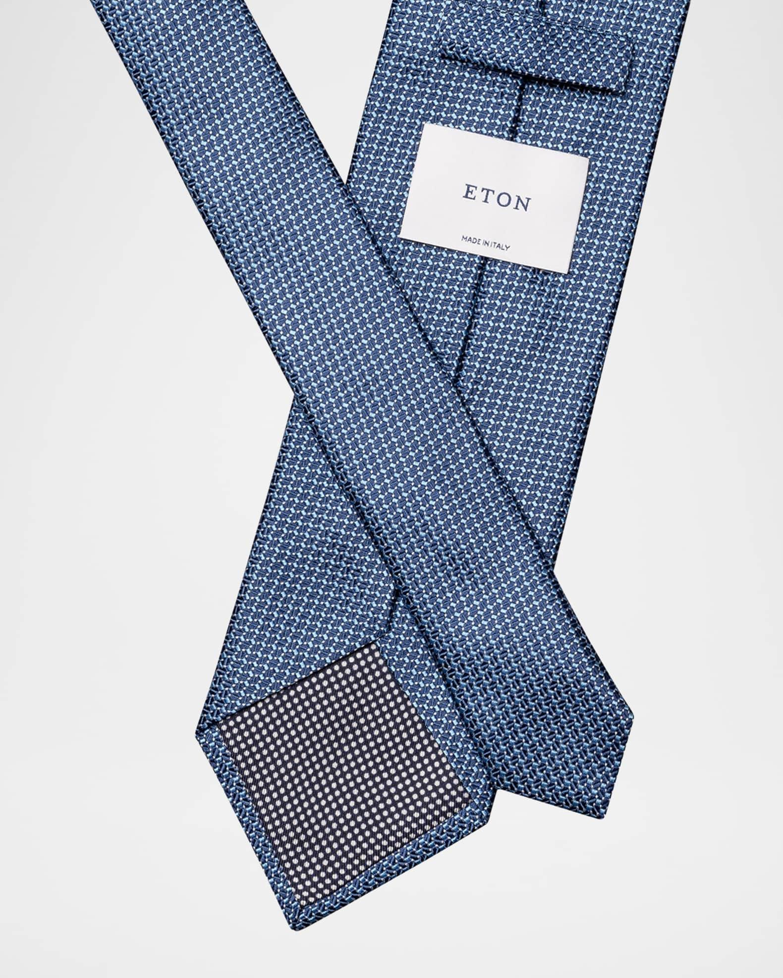 Mens Geometric Silk Tie Product Image