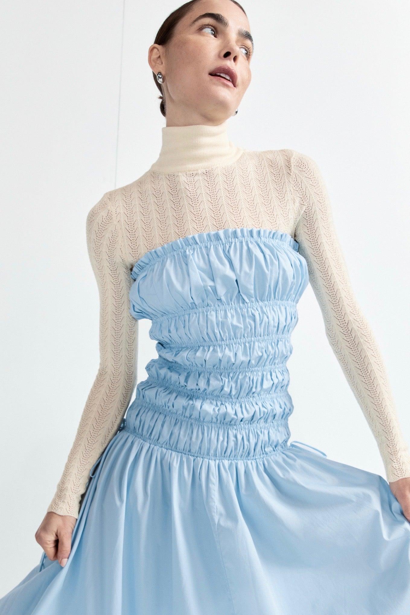 Harriet Knit Skivvy Cream Product Image