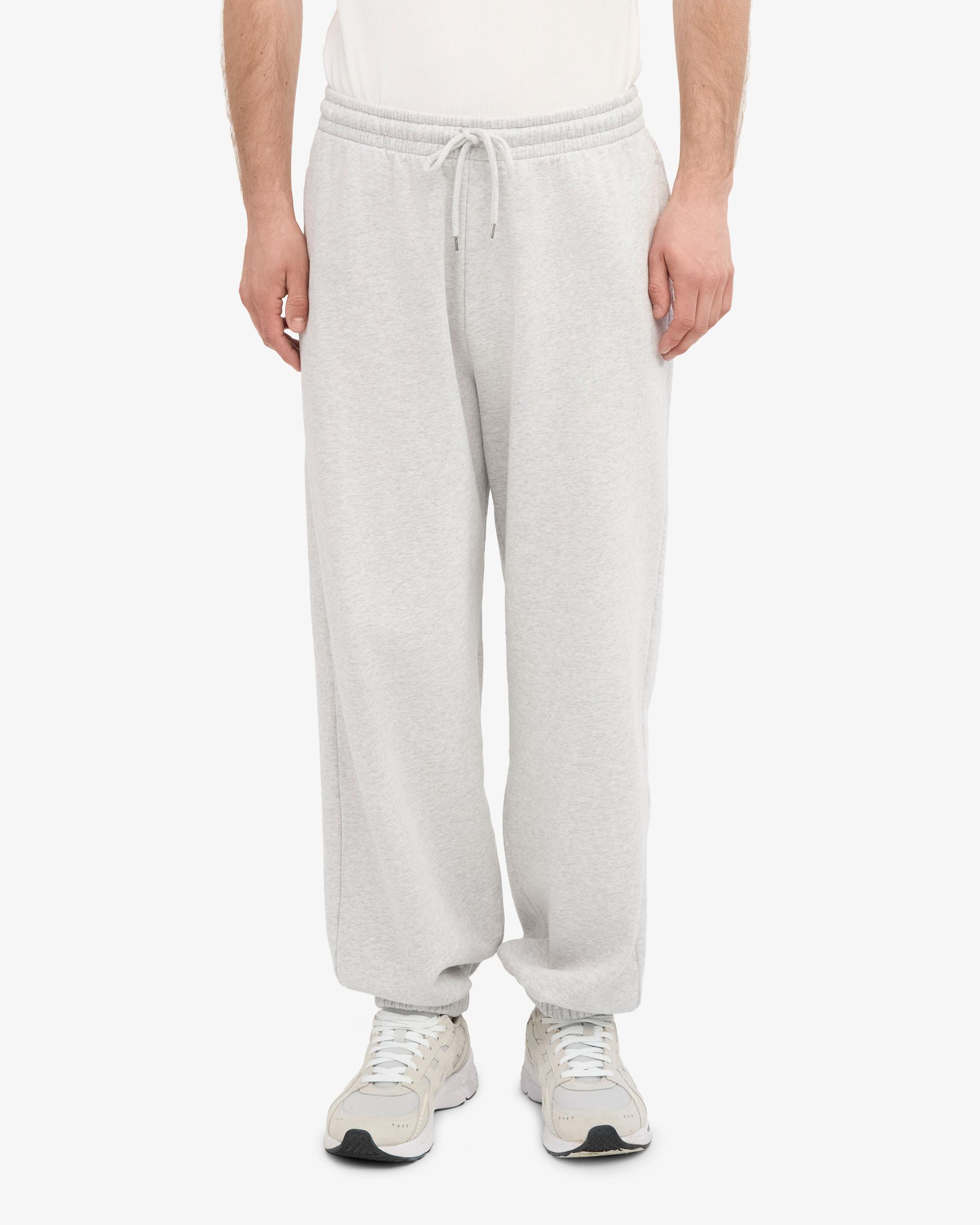 Organic Relaxed Sweatpants - Snow Melange Product Image