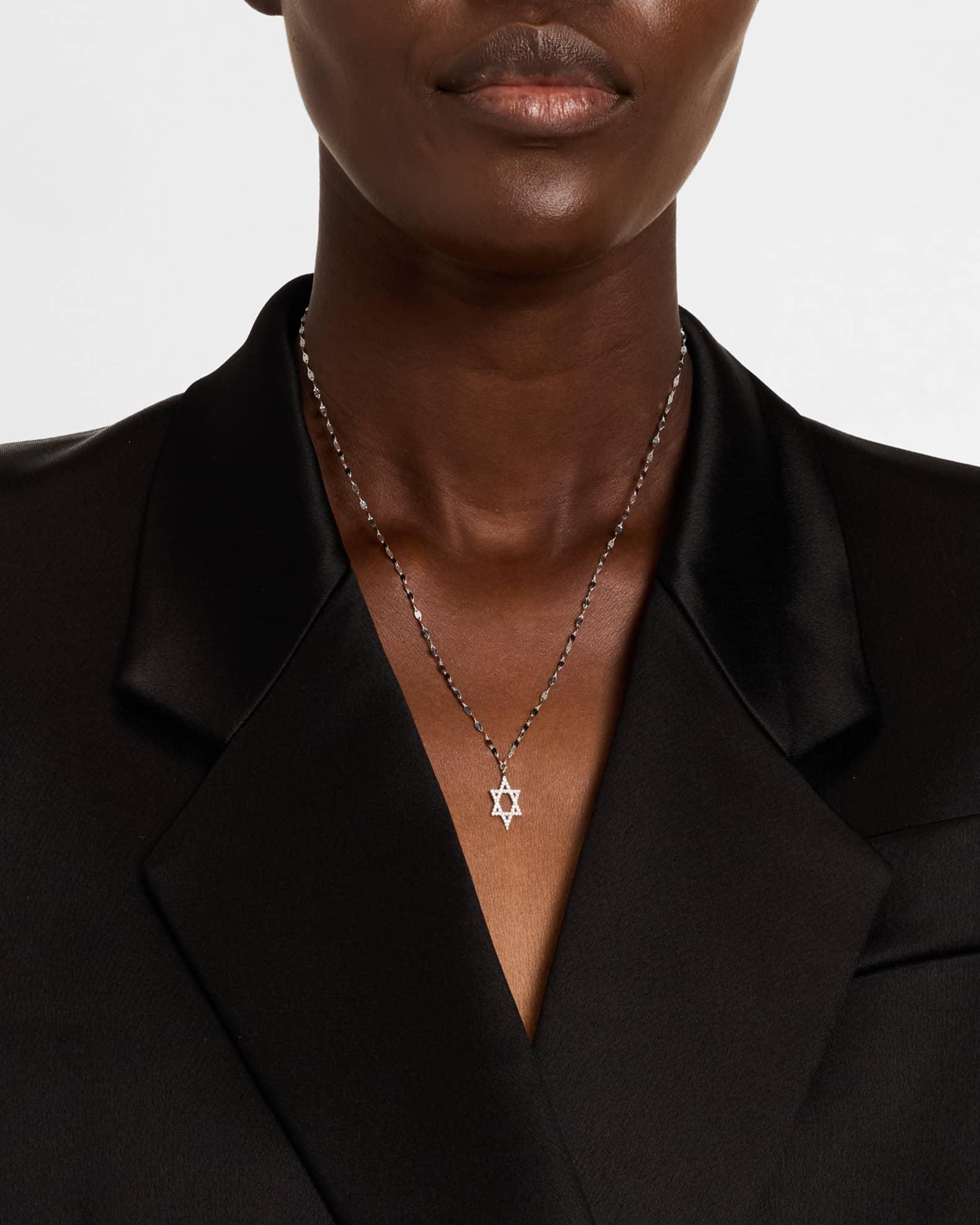 Flawless Star of David Pendant Necklace with Jump Ring, 16-18"L Product Image