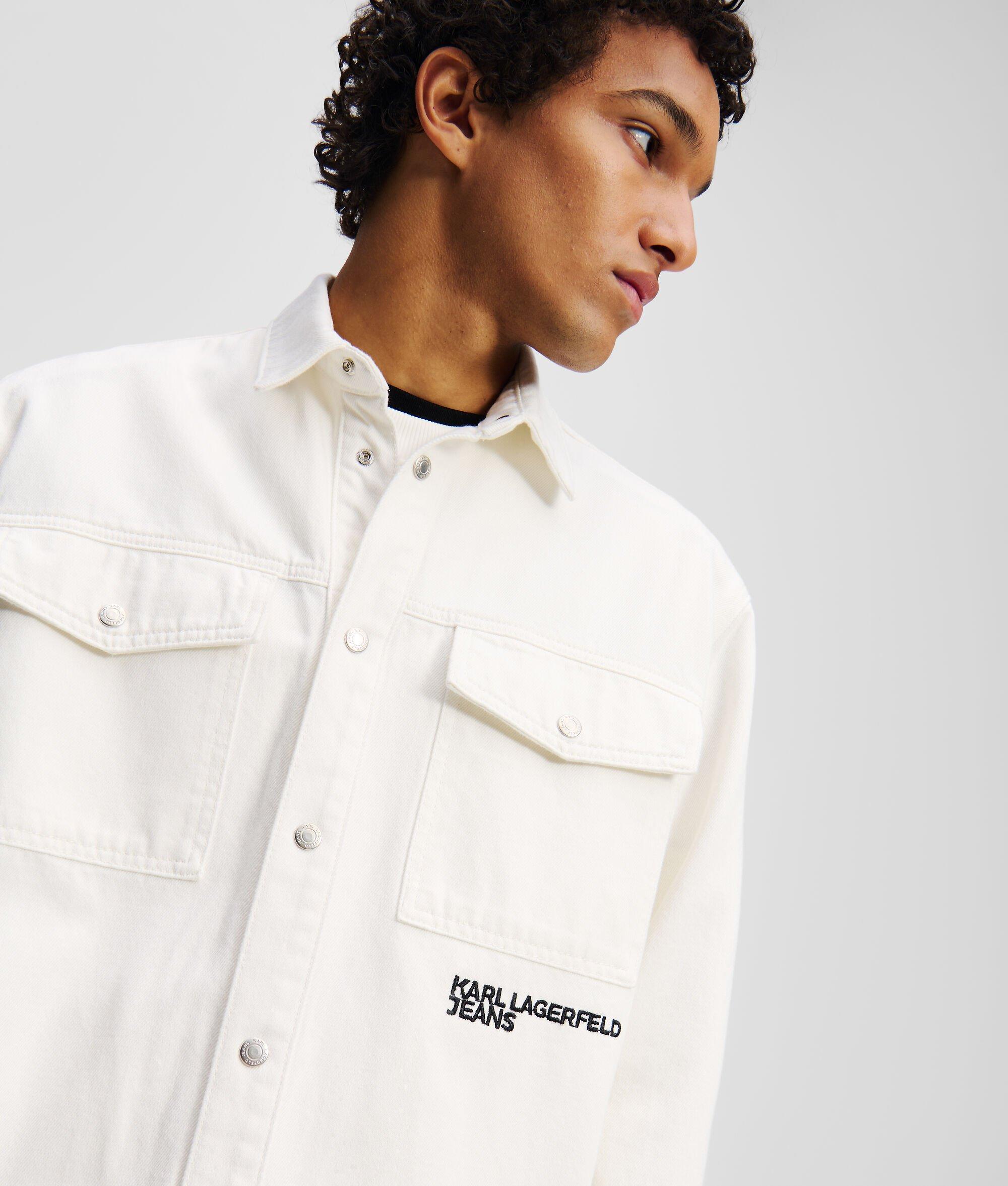 KARL PRINT DENIM OVERSHIRT Product Image