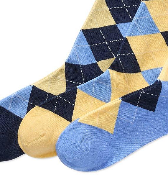 Polo Ralph Lauren Assorted Argyle Dress Socks 3-Pack Product Image