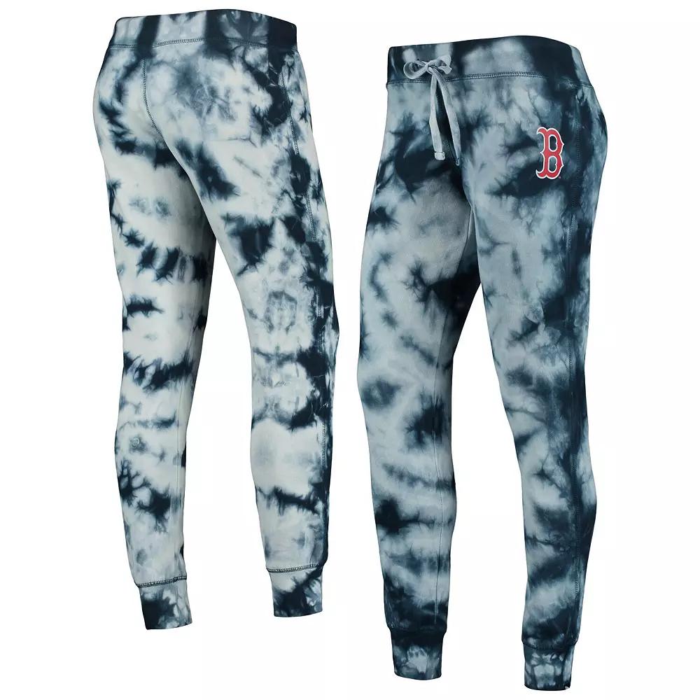 Women's New Era Navy Boston Red Sox Tie-Dye Jogger Pants, Size: XL, Blue Product Image