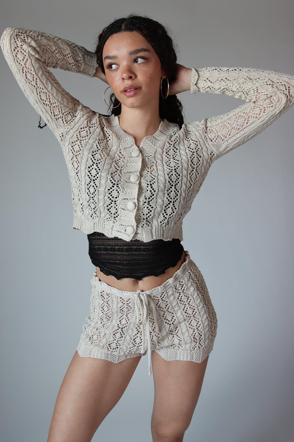 Diamond Knit Shorts Product Image