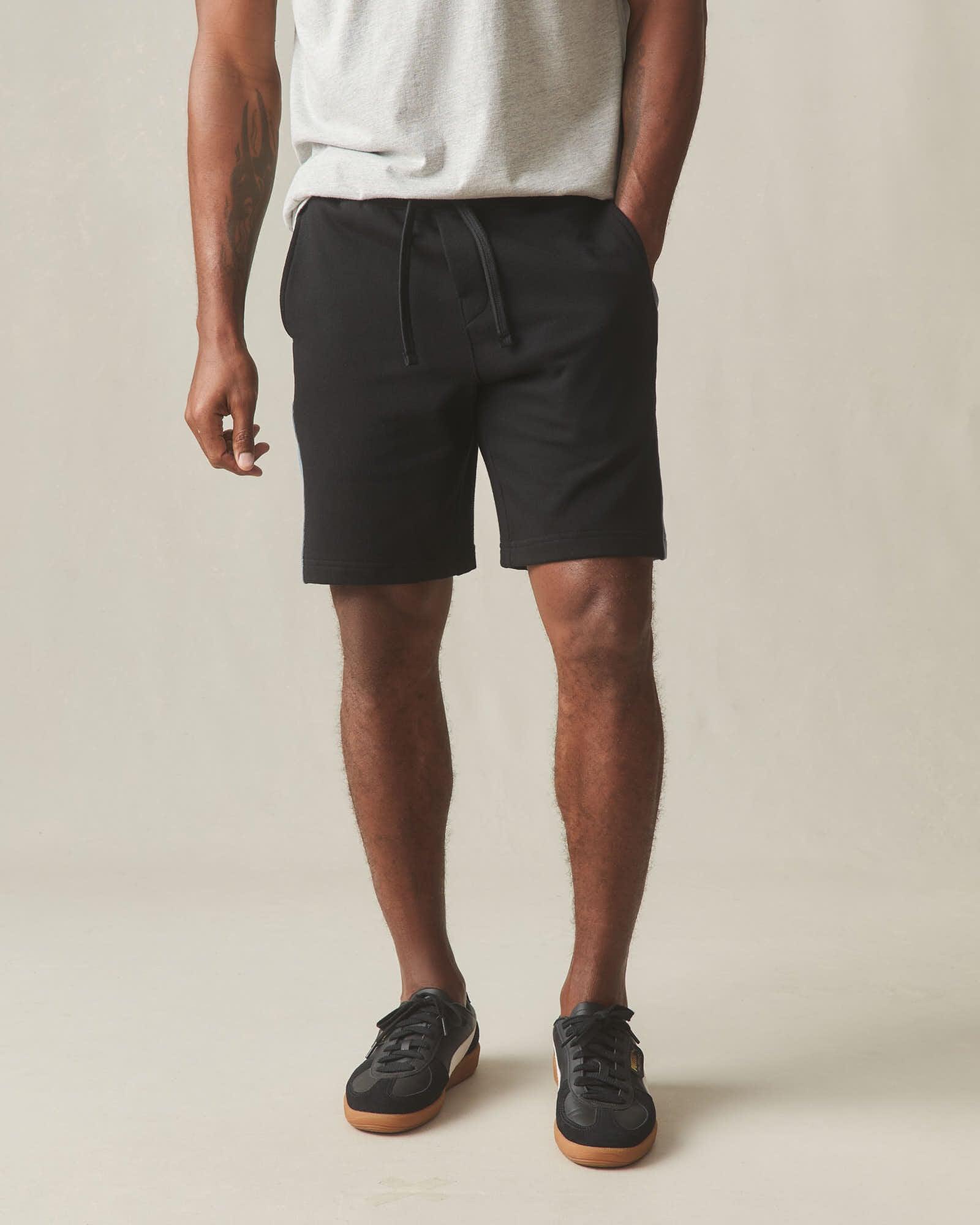 Men's Colorblock Sweatshort - Black Stormy Weather Product Image