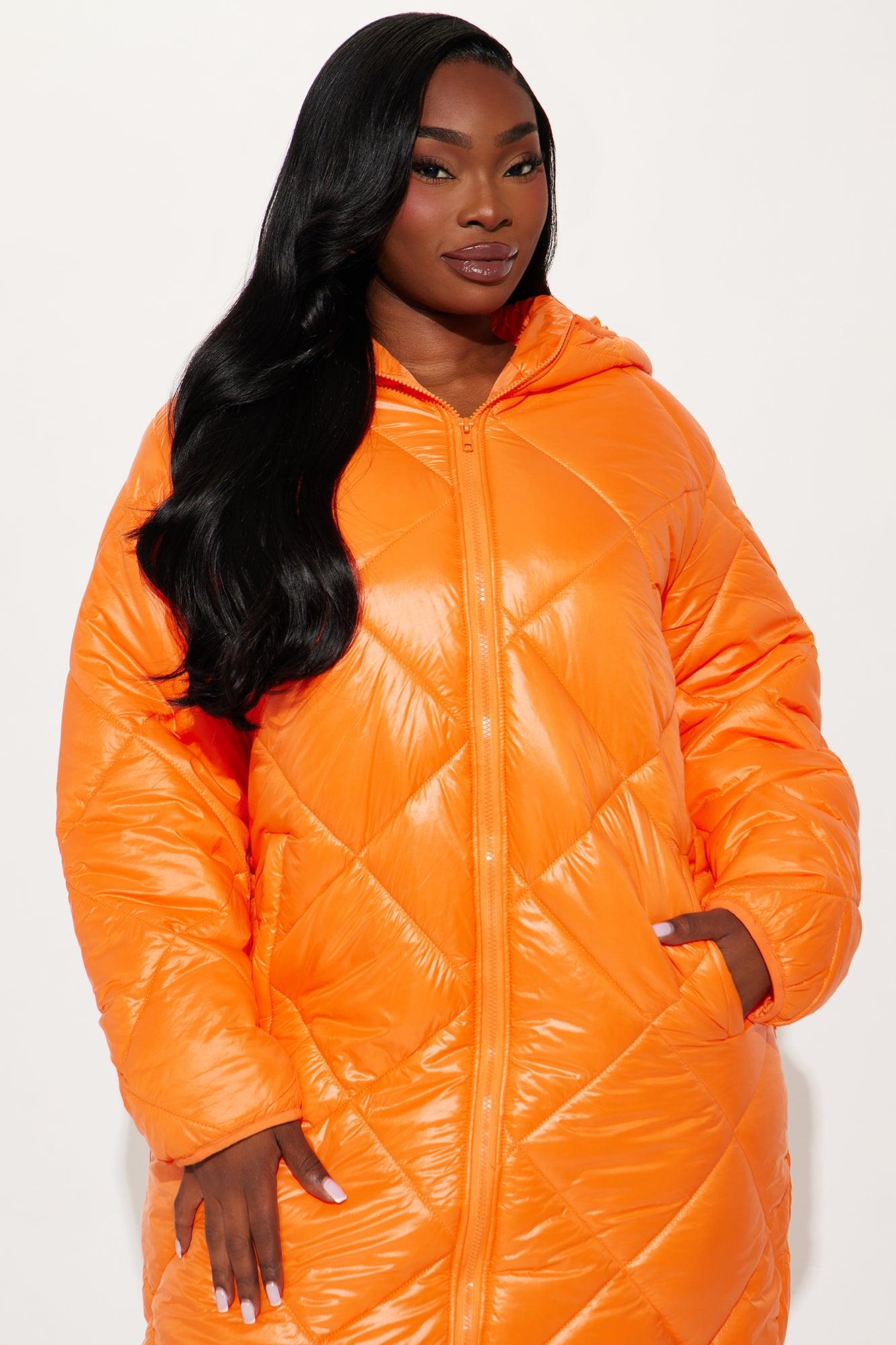 Everyday Swag Long Puffer - Orange Product Image