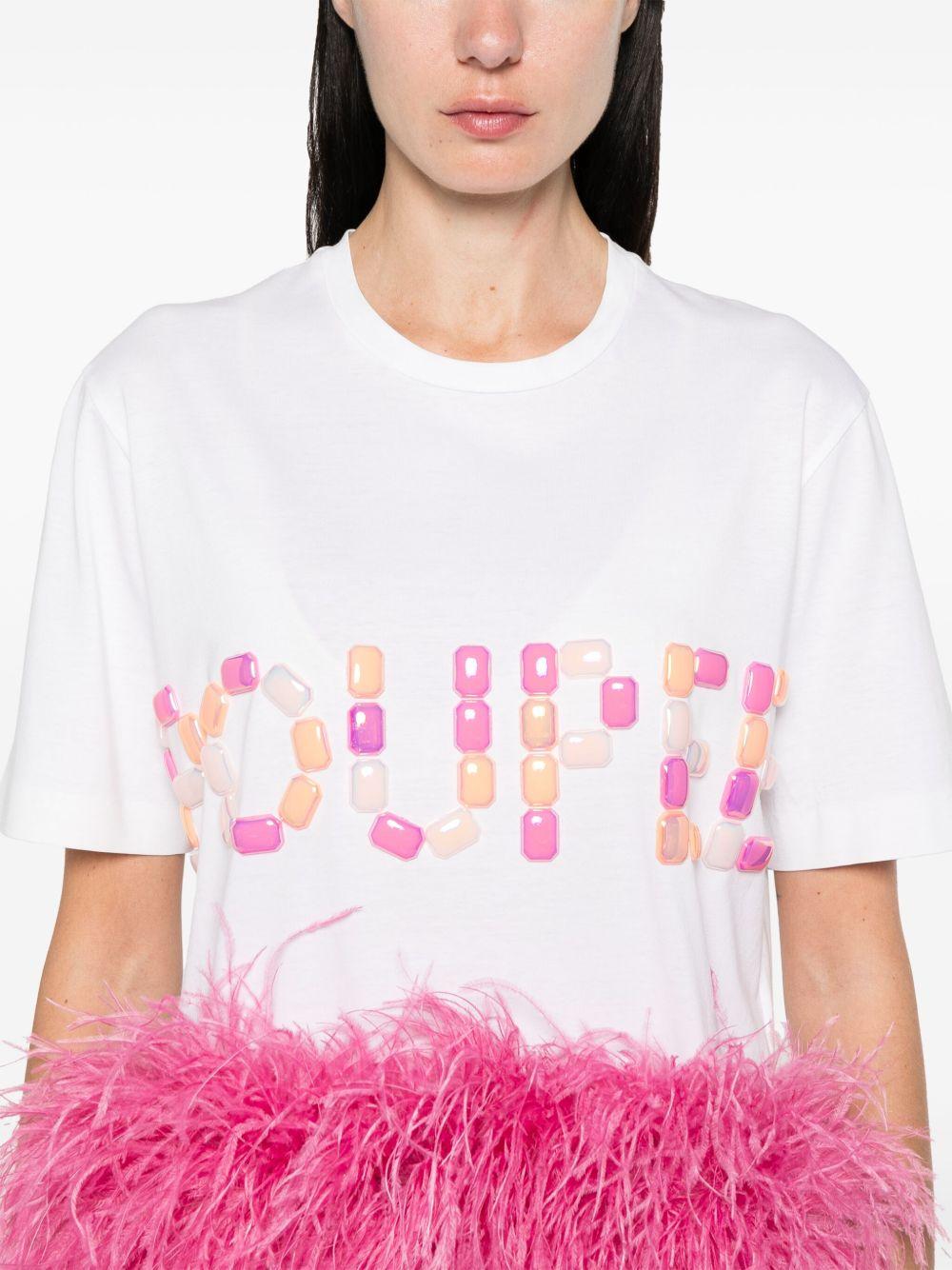 crystal-embellished T-shirt Product Image