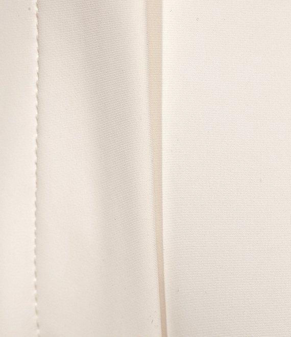 Donna Karan Woven Straight Leg Ankle Pant Product Image