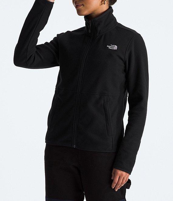 The North Face Glacier Lightweight Fleece Stand Collar Long Sleeve Front Zip Jacket Product Image