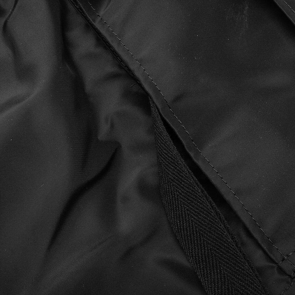 Nylon Twill Shorts - Black Male Product Image