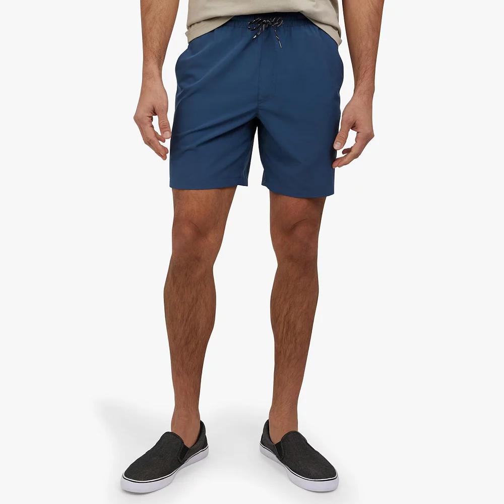 Men's Quiksilver Seaside Elastic Waist Hybrid Shorts, Size: XS, Blue Product Image