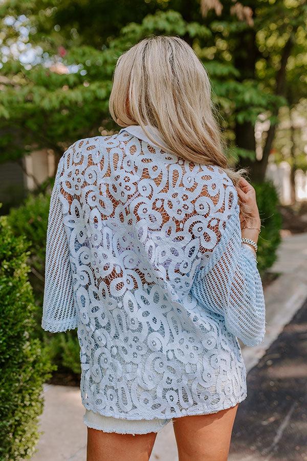 Sweet Breeze Knit Button Up Product Image