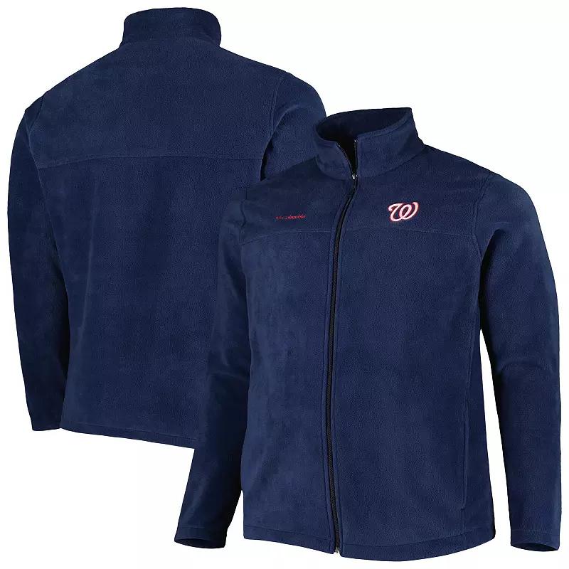 Men's Columbia Navy Washington Nationals Big & Tall Steens Mountain Full-Zip Jacket,  Product Image