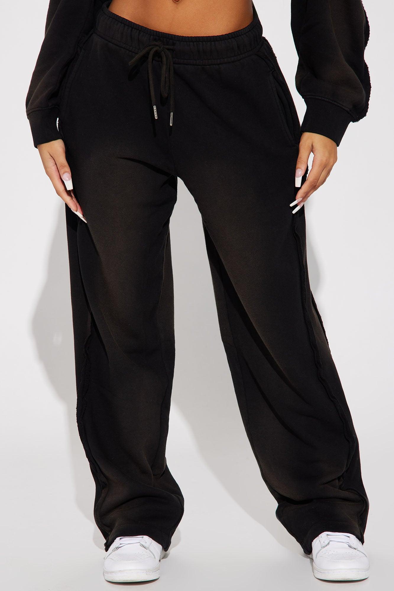 Serenity Washed Lounge Pant - Black Product Image