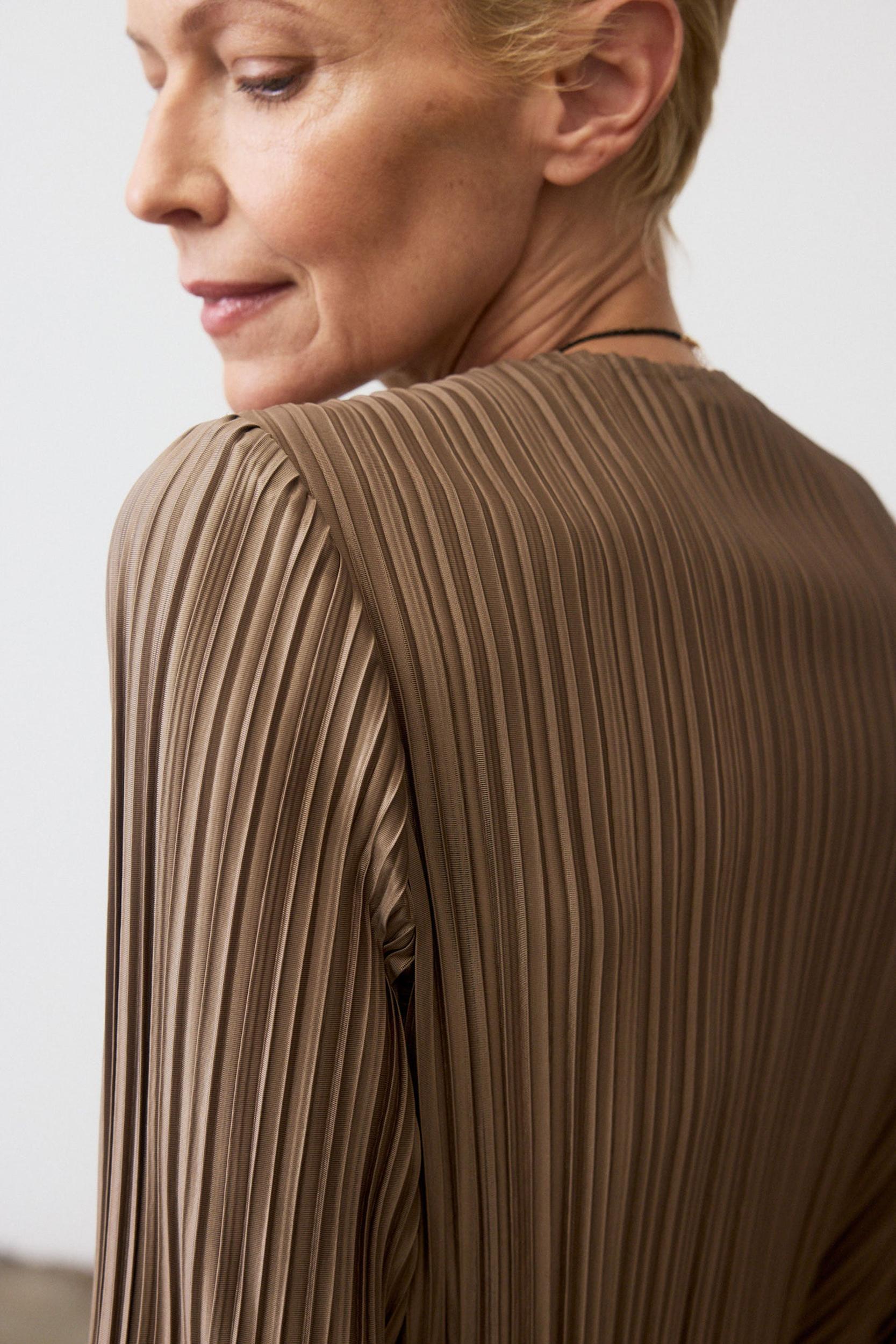 Relaxed Pleated Top Product Image