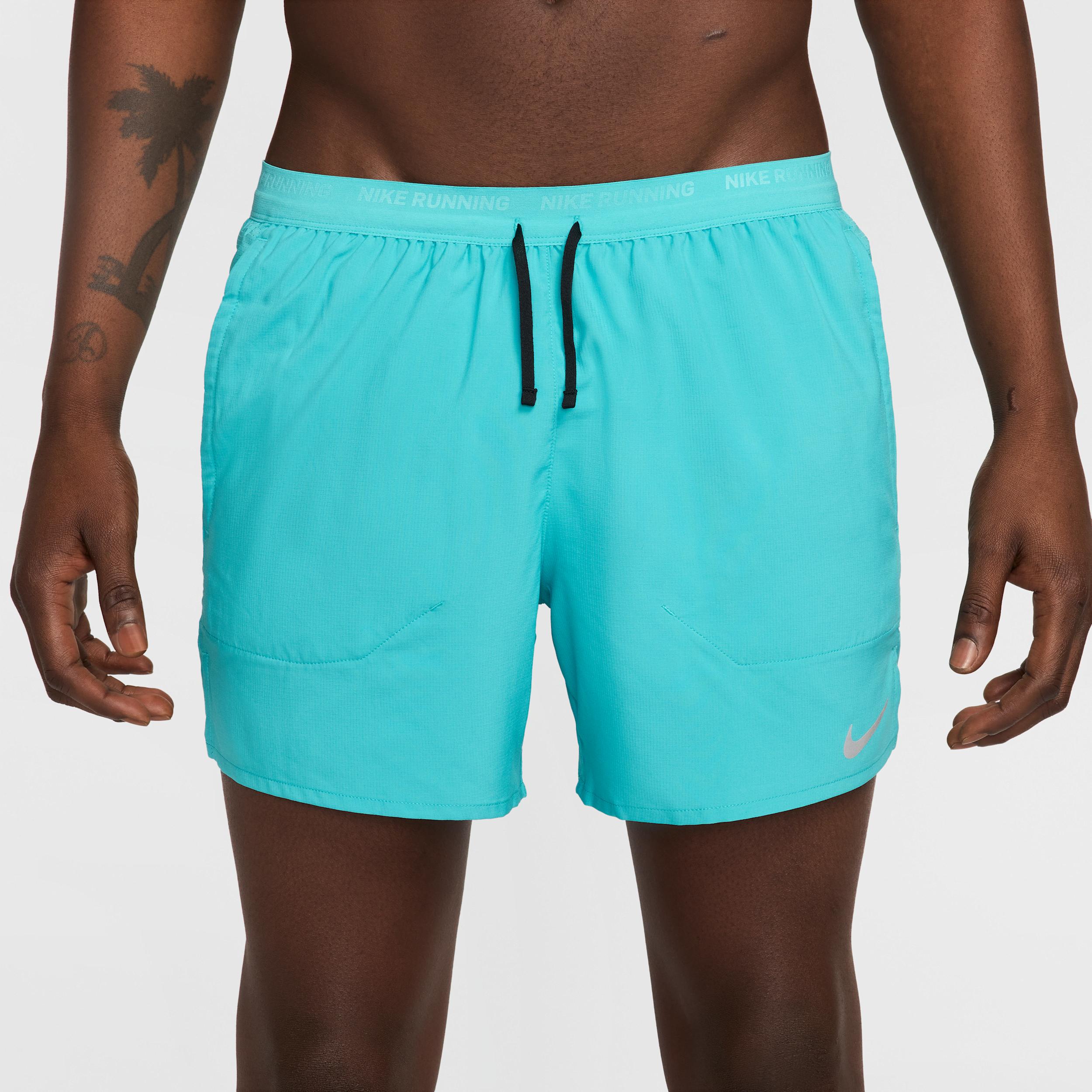 Nike Mens Stride Dri-FIT 5 Brief-Lined Running Shorts | DM4755-345 Product Image