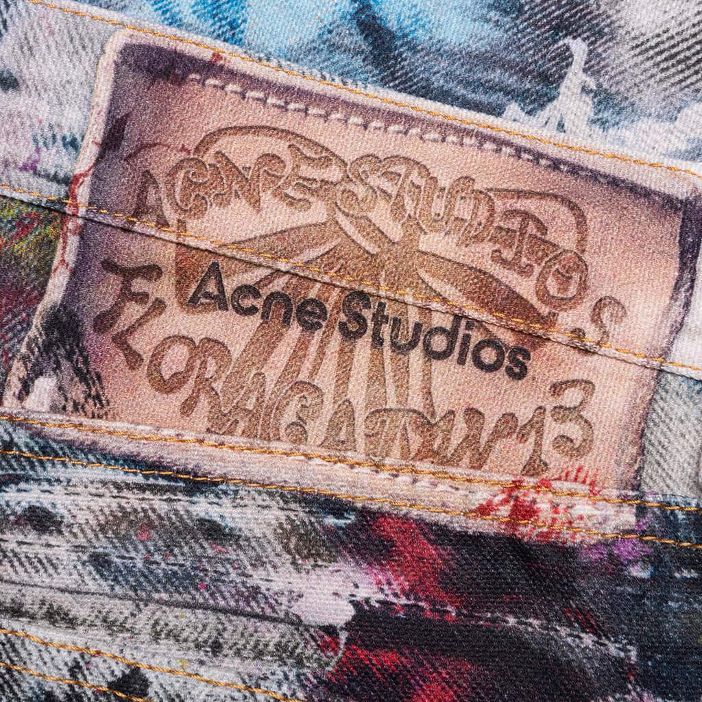 1981 Baggy Fit Jeans - White/Multi Male Product Image