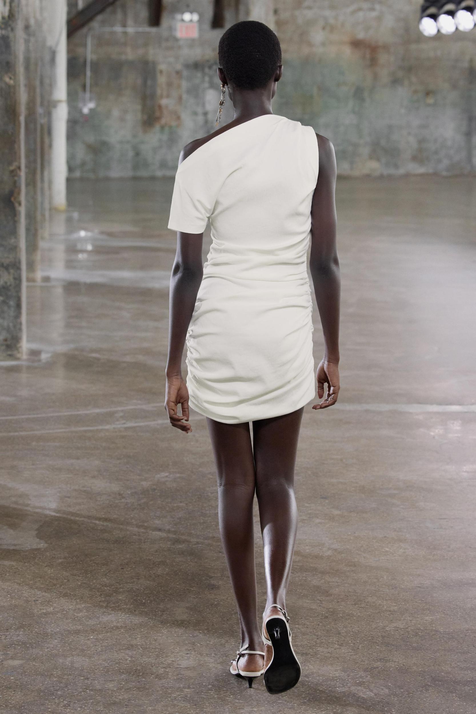 DRAPED MINI DRESS ZW COLLECTION Product Image