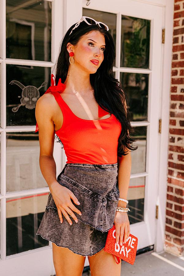 Hopeless Romantic Bodysuit In Red Product Image